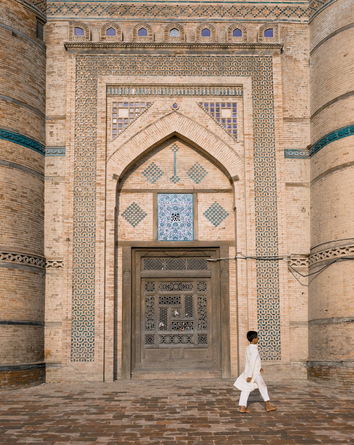 Entrance to a monument at Qila Kohna Qasim Bagh, Multan